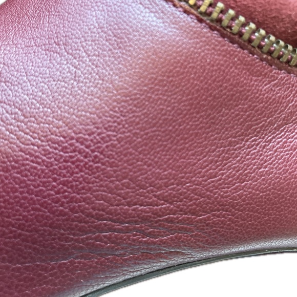 Anne Klein Dalayne Red Leather Ankle Booties - Picture 11 of 12